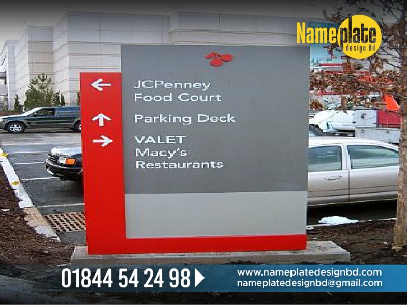Food Court Name Plate, Parking Name Plate Maker Bangladesh